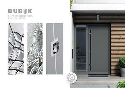 Bejárati ajtóbetétek és kiegészítők - katalógus