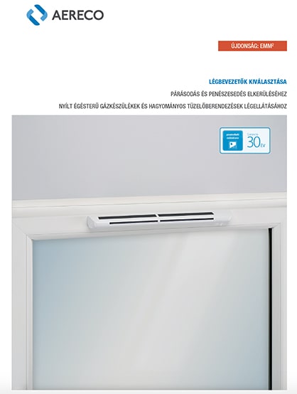 Aereco légbevezetők - katalógus